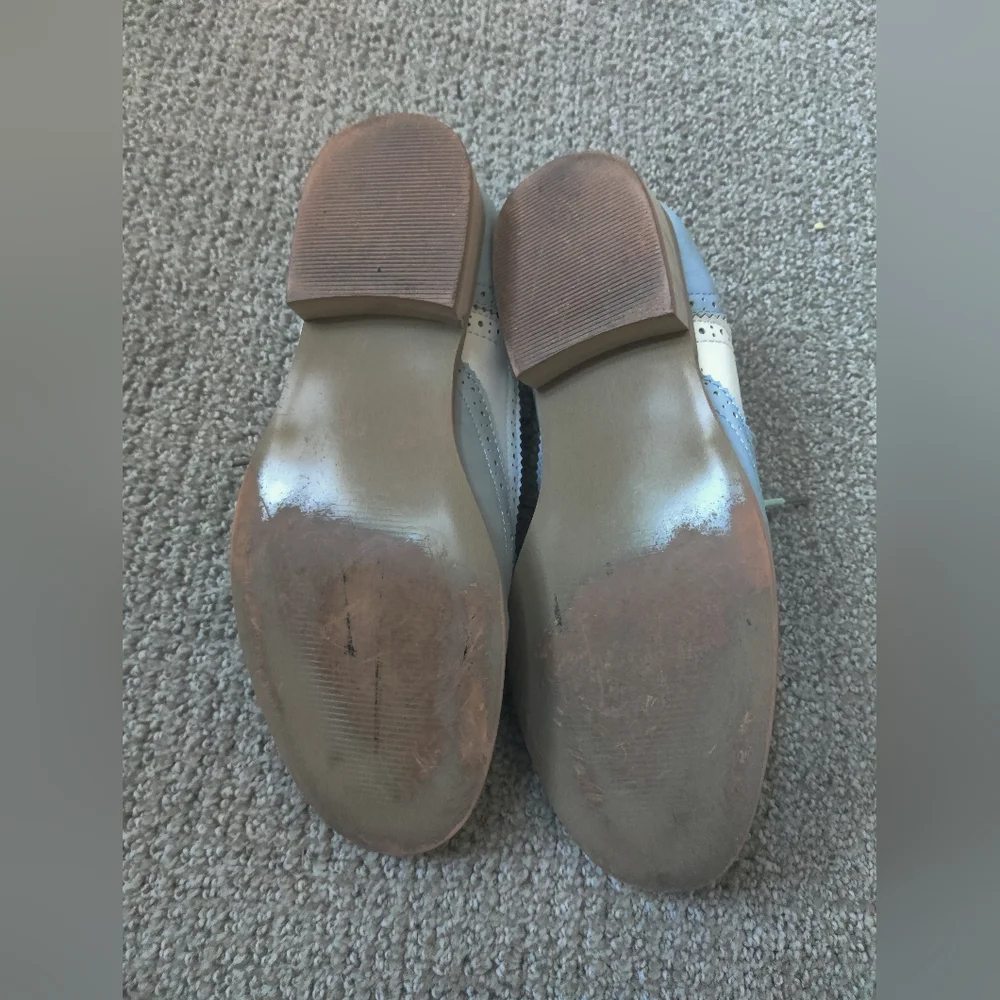 Wanted Babe Blue Saddle Shoes Size 7.5 - Picture 5 of 11